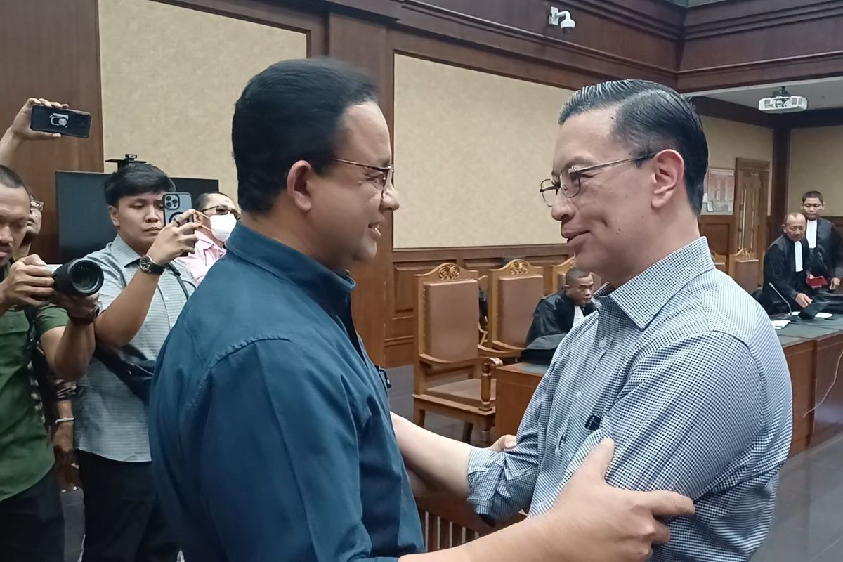 Anies Hadiri Sidang Tom Lembong, Serukan Pentingnya Menjunjung Tinggi Keadilan